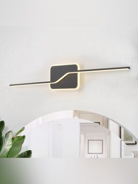 Modern Black Accent Light - Contemporary Home Wall Decor